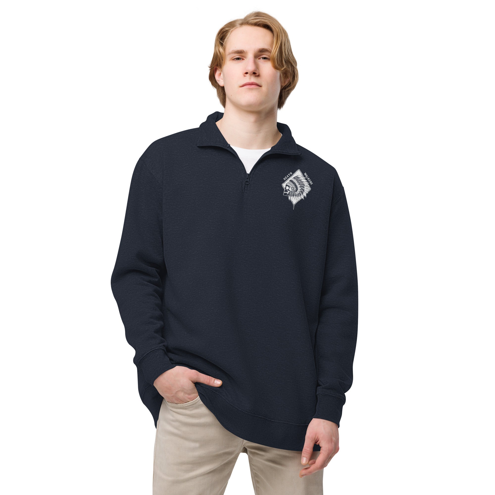 Unisex fleece pullover